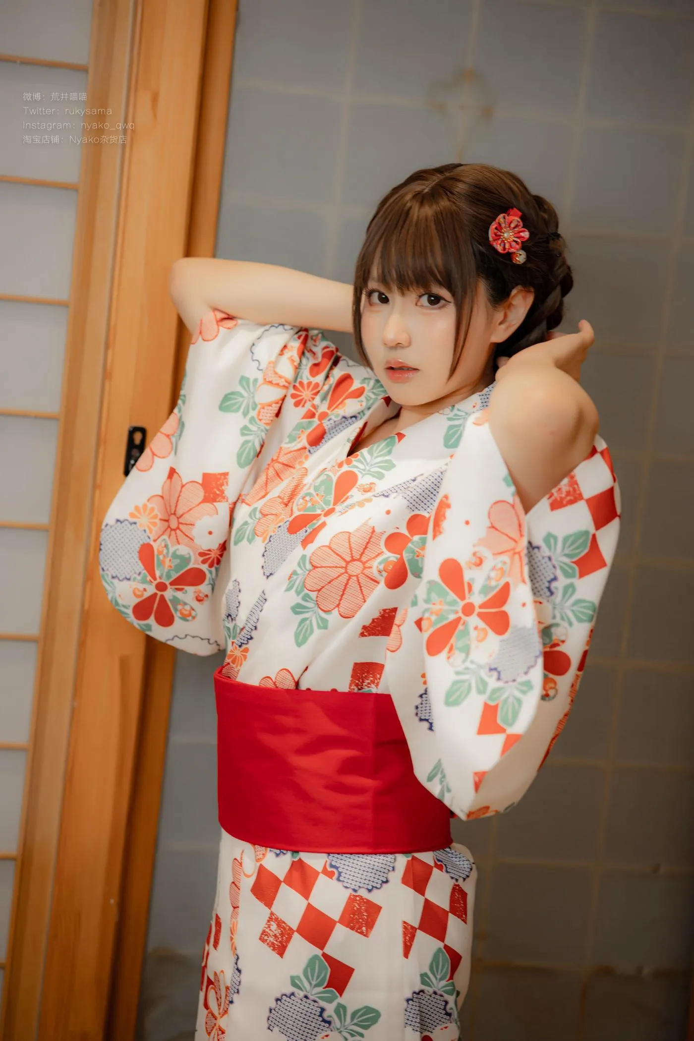 Nyako喵子 – NO.58 和风烂漫正片自拍-电子版41 和风烂漫-浴衣 [86P]插图6